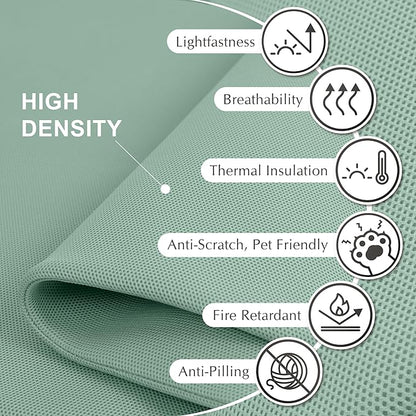 DECOLAB Standing Room Divider, Space Privacy Partition, Portable Wall Panel for Studio Apartment, Office, Home, Classroom, Scratch Resistance, 29"x65", Aqua