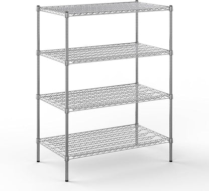 Regal Altair 24" Deep x 42" Wide x 54" Height Wire Shelving Kit | 4-Tier | NSF Commercial Storage Rack Unit