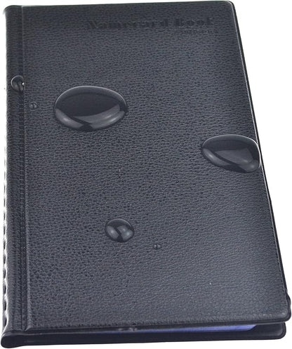 SAMYO Business Journal Name Card Book Holder Organizer - Holds 240 Cards - Black