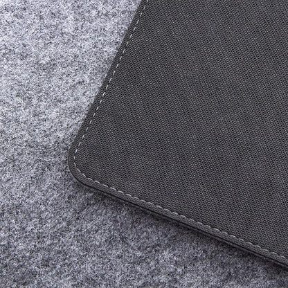 Wolvende Premium Felt Desk Mat | Medium 12" x 36" | Multifunctional Desk Pad for Home Office | Mid Gray