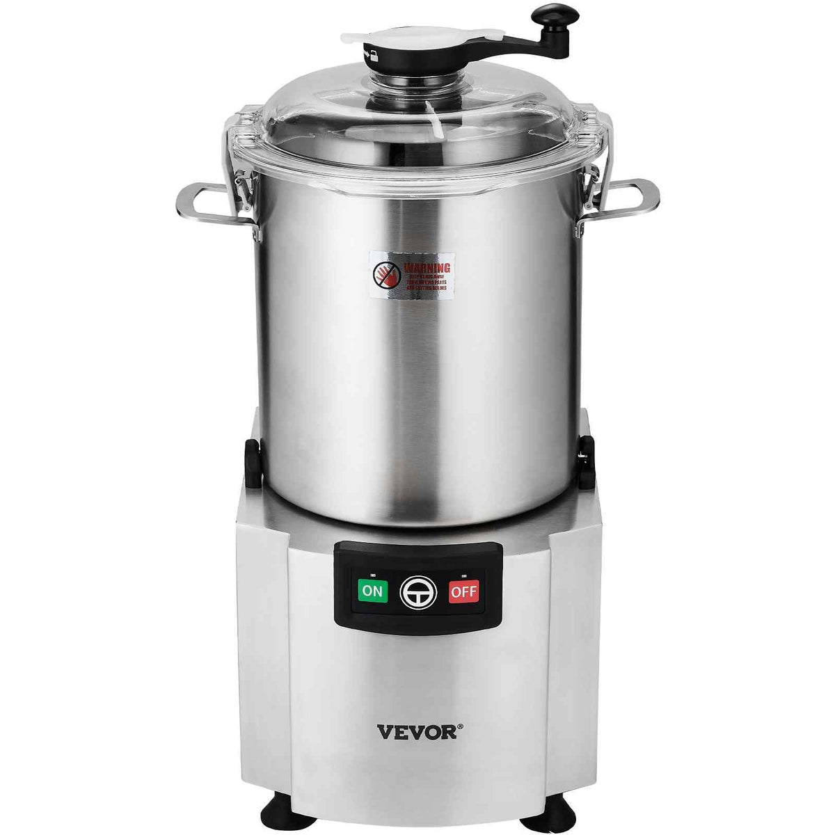 Food Processor & Vegetable Chopper, 19 Quart Food-Grade Stainless Steel Food Processor Chopper with S-Curve Blade and Scraper, Ideal for Chopping Vegetables, Fruit, Grains, Nuts
