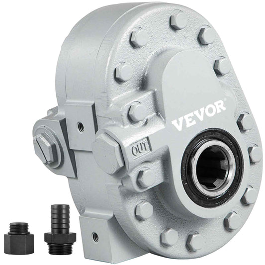 Hydraulic Pump 16.6GPM Hydraulic Motor 540RPM Log Splitter 2500PSI Hydraulic Splitter SAE 12 Outlet Port Hydraulic Pump for Log Splitter for Truck Tailgate Lift,Scissor Lift, Dump Trailer