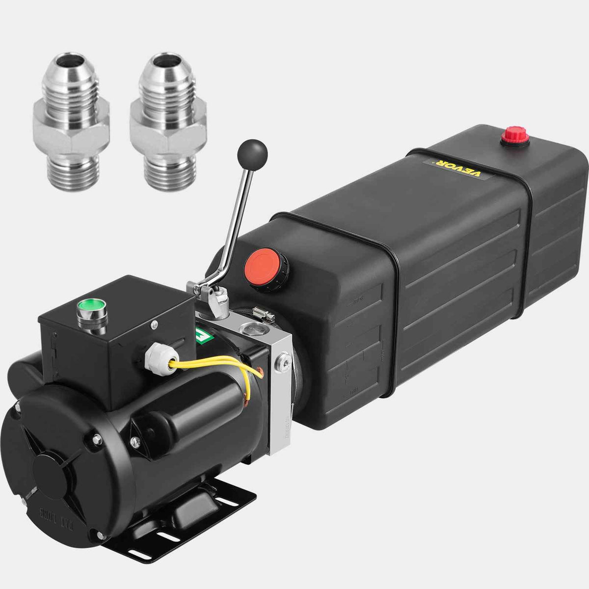 Hydraulic Pump 2950 PSI 60HZ Hydraulic Power Unit 3 HP 220V Hydraulic Power Pack for 2 & 4 Post Lifts Car Lift Hydraulic Power Unit with 3.5 Gallon Reservoir