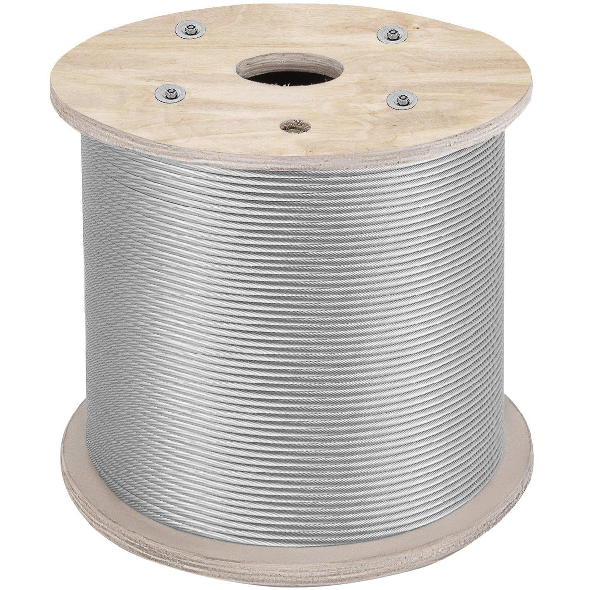 1/4" Stainless Steel Cable 200FT, T304 7x19 Tighter Core Cable Railing System Wire Rope Aircraft Deck Railing Kit Fence Wire