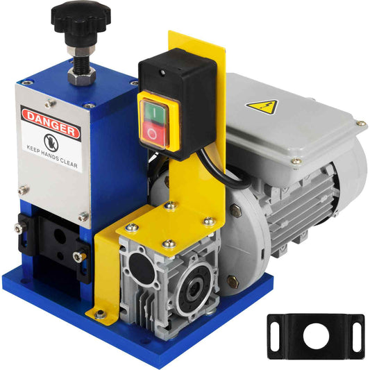 Automatic Electric Wire Stripping Machine 0.05\"-0.98\",Portable Dark Blue Wire Stripper, Wire Stripping Machine Tool for Scrap Copper Recycling (Dark Blue)