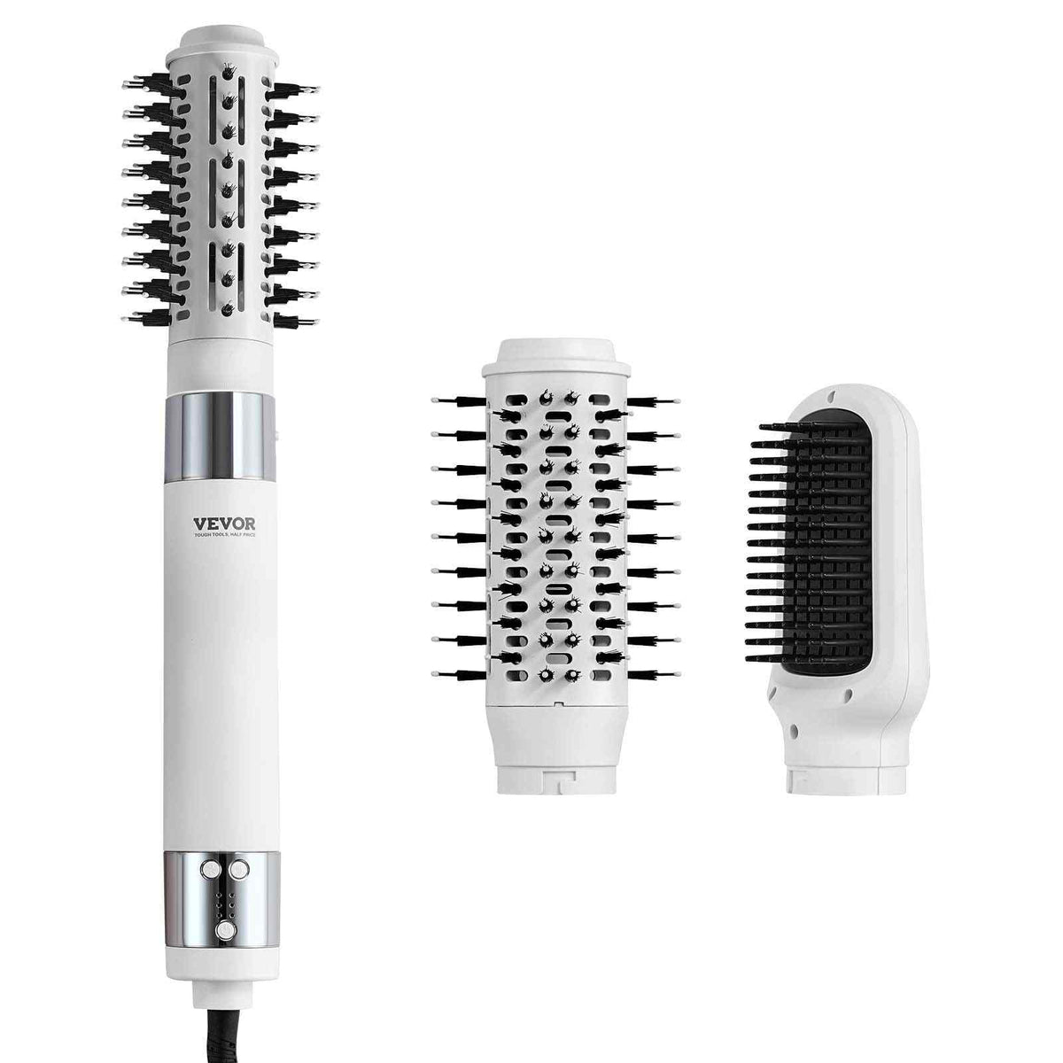 Hair Dryer Styler, Ionic Hair Dryer Brush, 110,000RPM High-Speed Hot Air Styler with Brushless Motor, Oval & Paddle Brush, Blow Dryer Brush Styling Tool for Fast Drying Volumizing Straightening