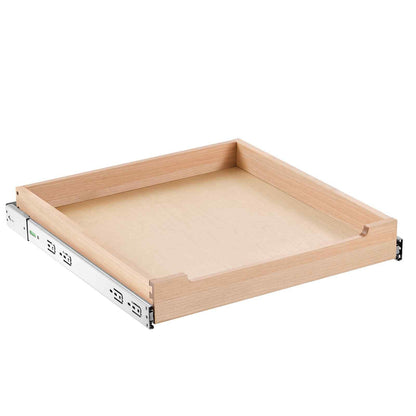 Pull Out Cabinet Organizer, 20"W x 21"D Cabinet Drawer, Soft Close Slide out Shelf, Heavy-Duty Sliding Wood Drawer, Bottom and Side Assembly Base Cabinet Organization for Kitchen Pantry Bathroom