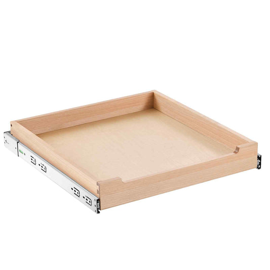 Pull Out Cabinet Organizer, 20"W x 21"D Cabinet Drawer, Soft Close Slide out Shelf, Heavy-Duty Sliding Wood Drawer, Bottom and Side Assembly Base Cabinet Organization for Kitchen Pantry Bathroom