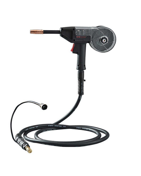 200Amp Spool Gun with 10FT Cable, Compatible with W Weldpro MlG200GDsv200 and MIG155GD Welders, Suitable for 0.030" and 0.035" Flux Core/Solid/Aluminum Welding Wires
